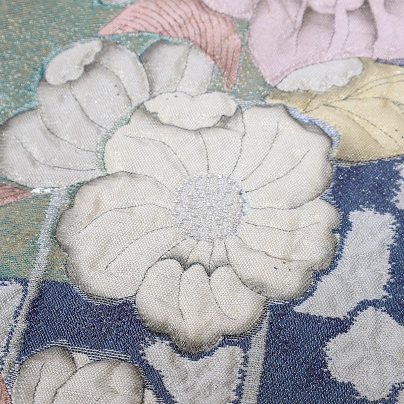 Japanese kimono used sash belt (hukuro-obi) 100% silk / T299