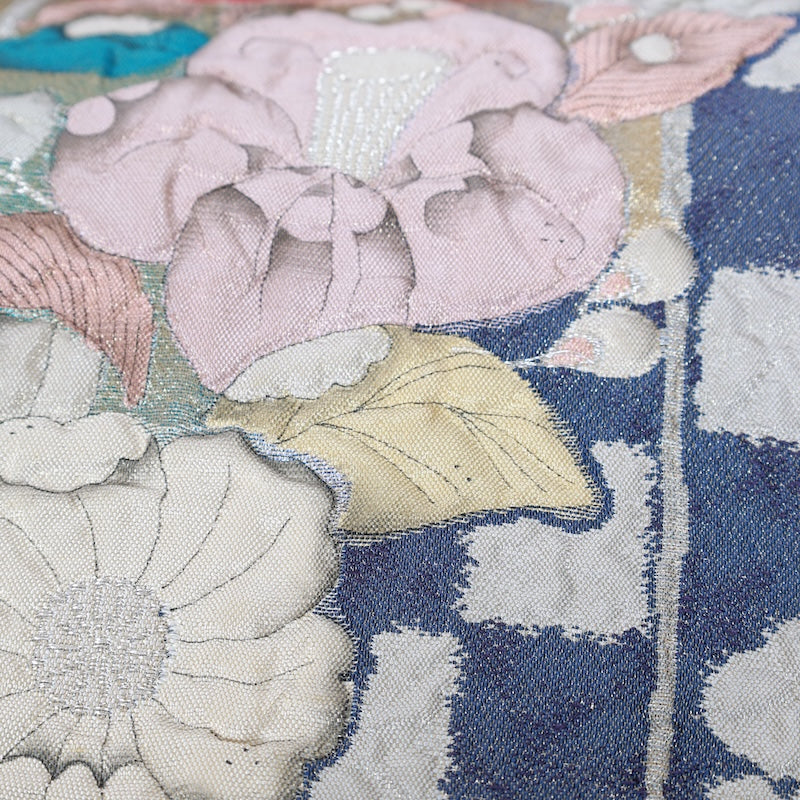 Japanese kimono used sash belt (hukuro-obi) 100% silk / T299