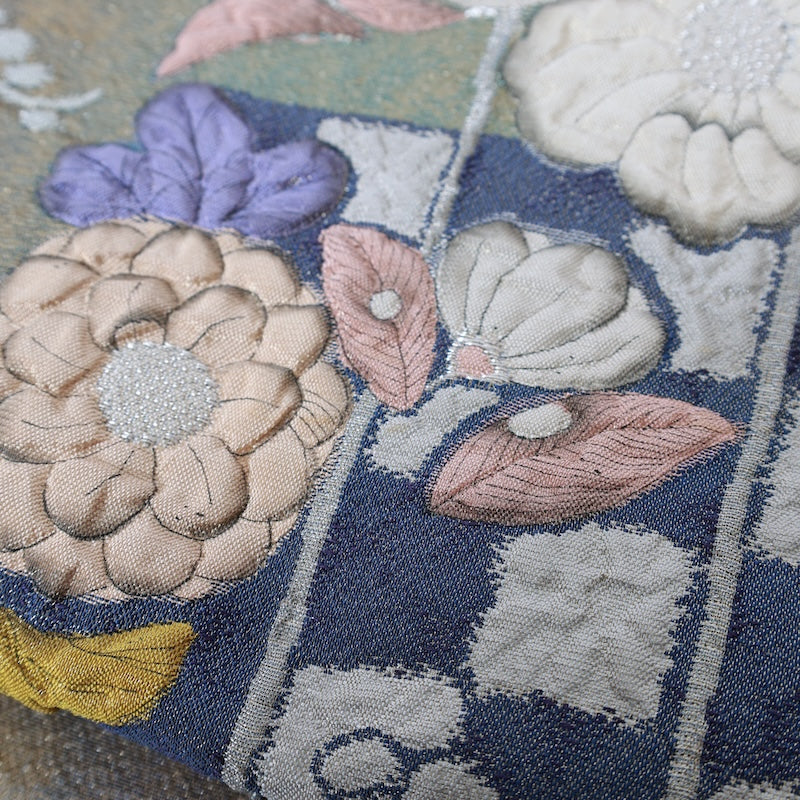 Japanese kimono used sash belt (hukuro-obi) 100% silk / T299