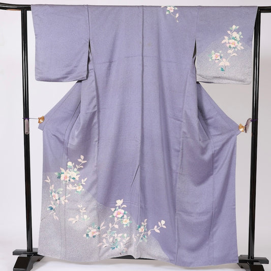 Japanese kimono (Tsukesage) L-size 100% silk / B31