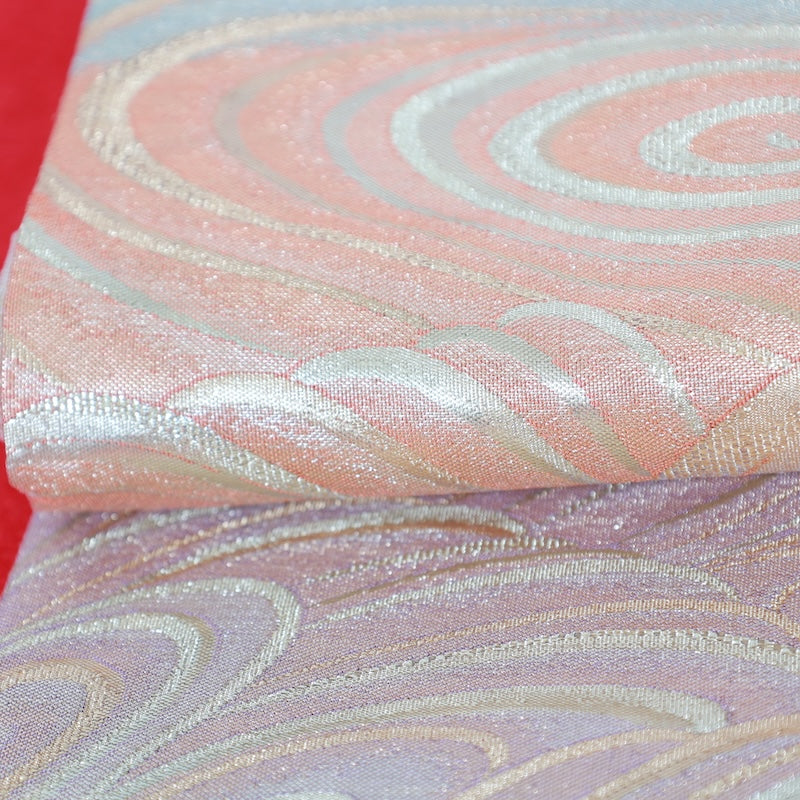 Japanese kimono used sash belt (hukuro-obi) 100% silk / T298