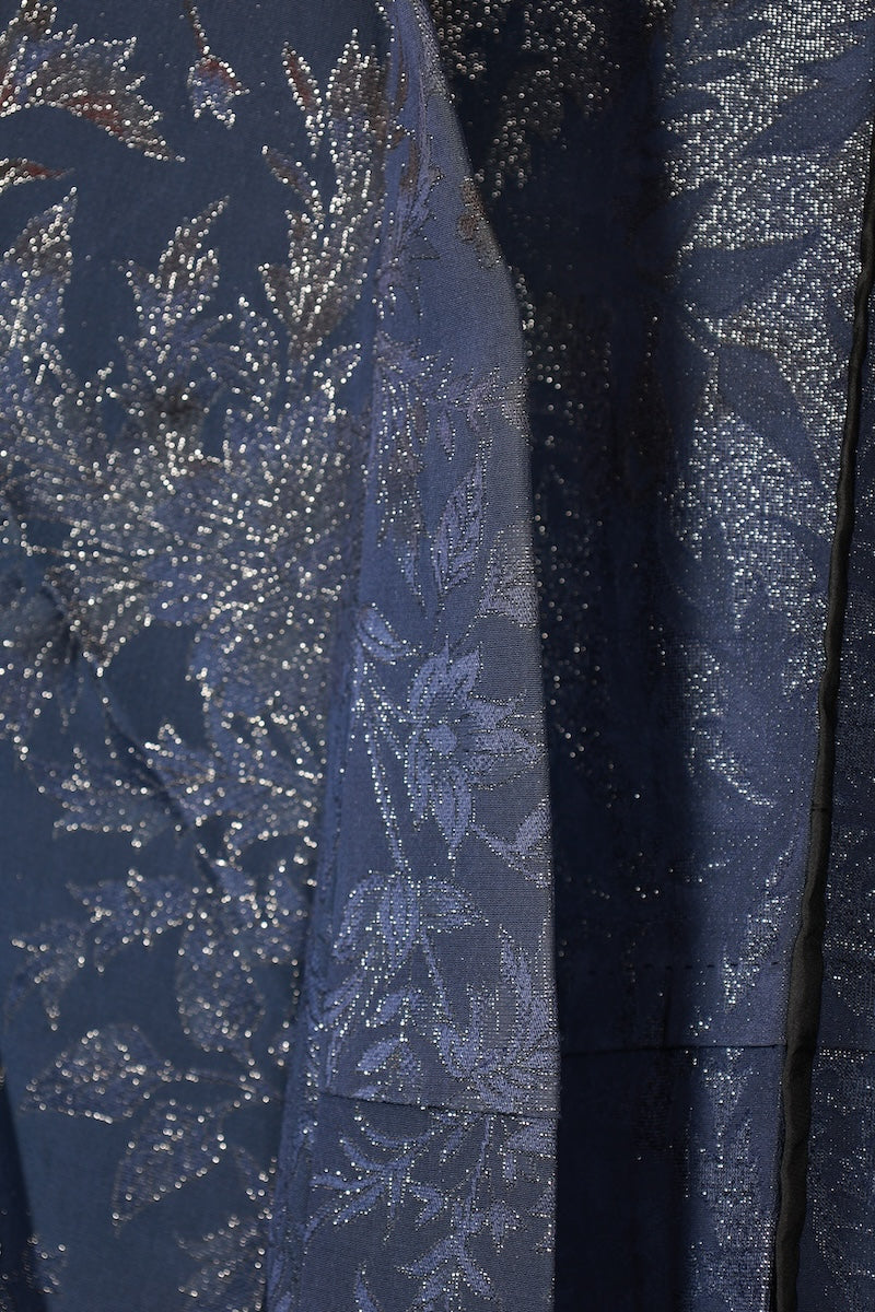 Komon kimono bule silver pre-owned /AZ104