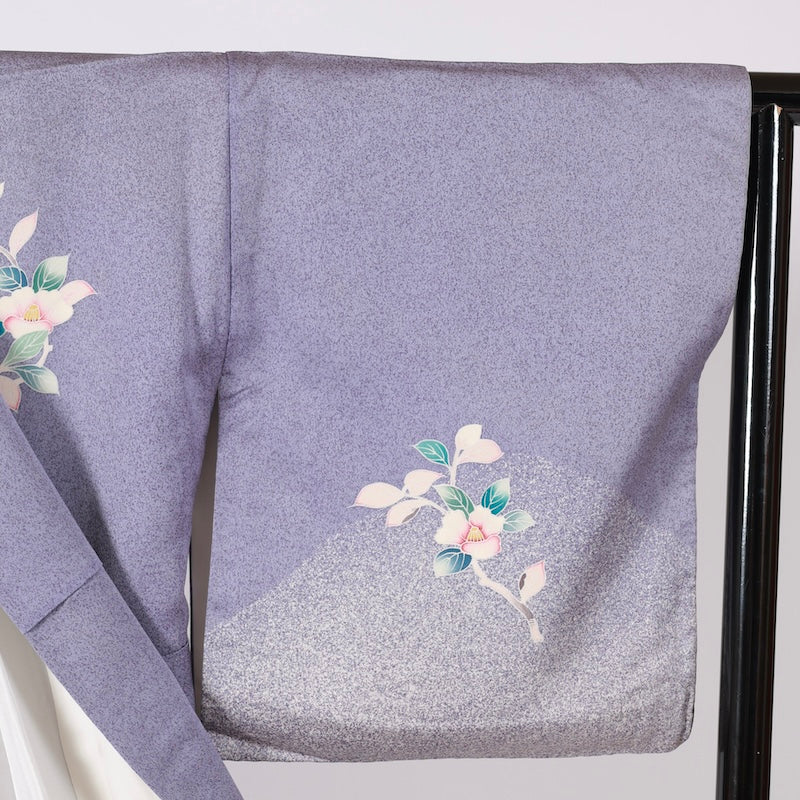 Japanese kimono (Tsukesage) L-size 100% silk / B31