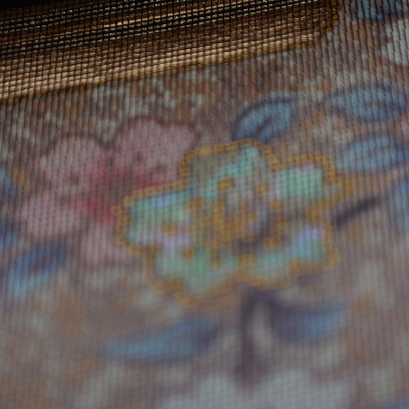Japanese kimono used sash belt (hukuro-obi) 100% silk / T297