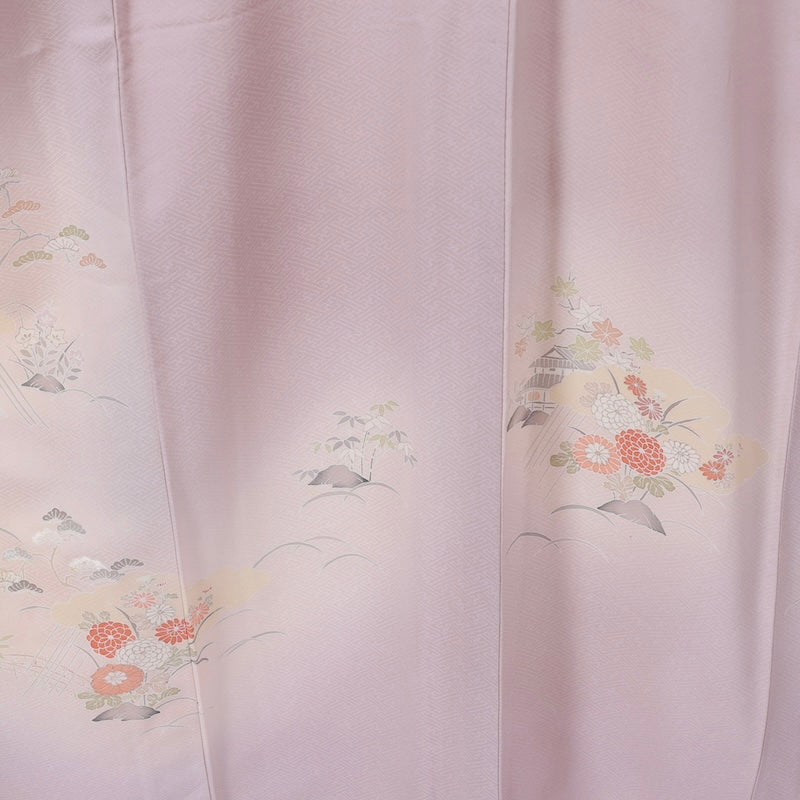 Japanese kimono (Tsukesage) M-size 100% silk / B33
