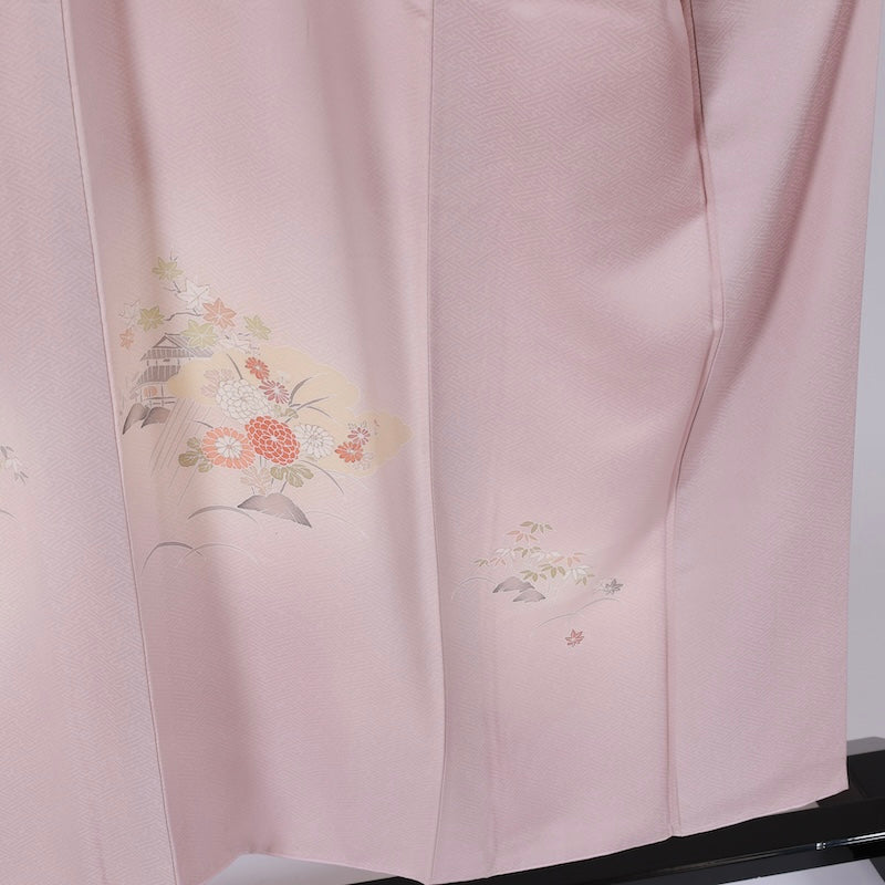 Japanese kimono (Tsukesage) M-size 100% silk / B33