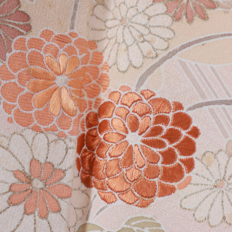 Japanese kimono (Tsukesage) M-size 100% silk / B33