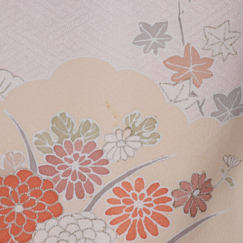 Japanese kimono (Tsukesage) M-size 100% silk / B33