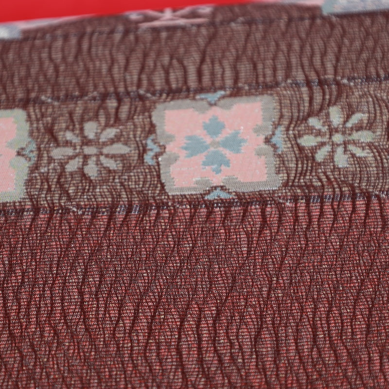 Japanese kimono used sash belt (hukuro-obi) 100% silk / T318