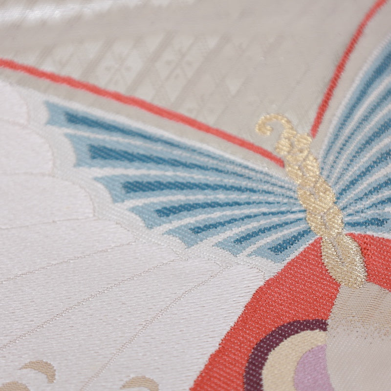 Japanese kimono used sash belt (hukuro-obi) 100% silk / T316
