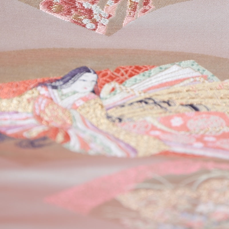 Japanese kimono used sash belt (hukuro-obi) 100% silk / T315