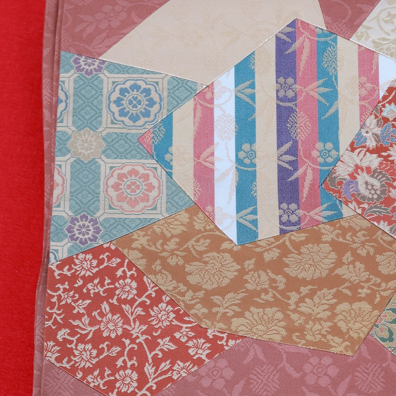 Japanese kimono used sash belt (obi) 100% silk / T313
