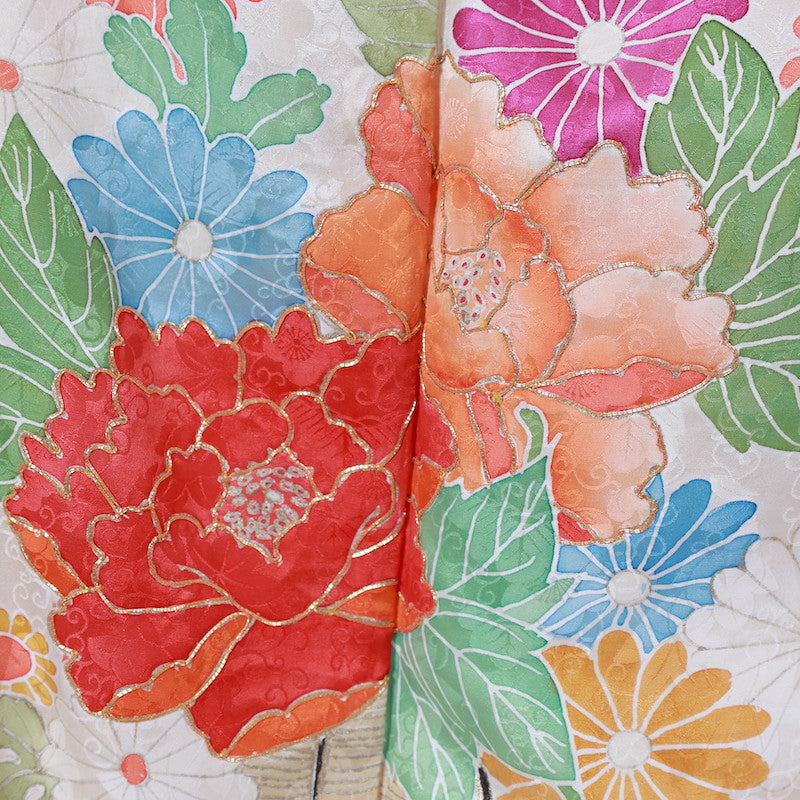 Long-sleeved kimono (Furisode) /B40