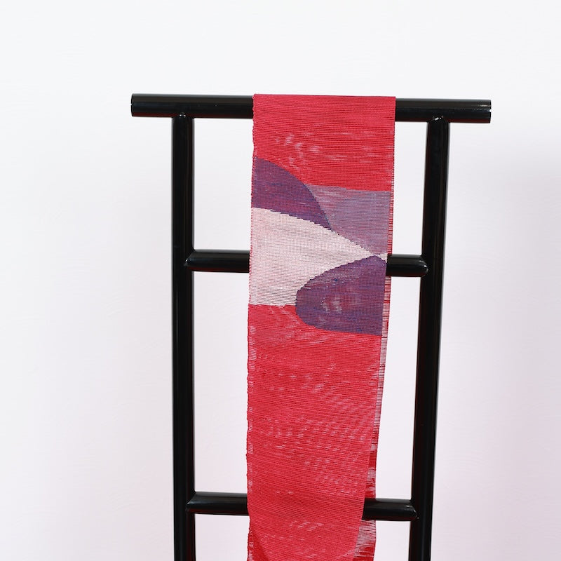 Japanese kimono used sash belt (obi) polyester / T01