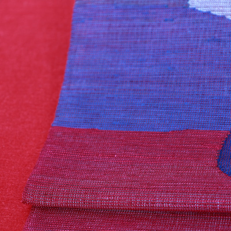 Japanese kimono used sash belt (obi) polyester / T01