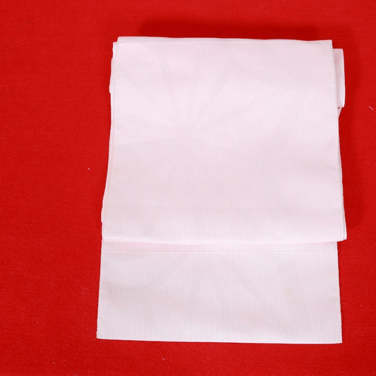Japanese kimono used sash belt (nagoya-obi) polyester / T340