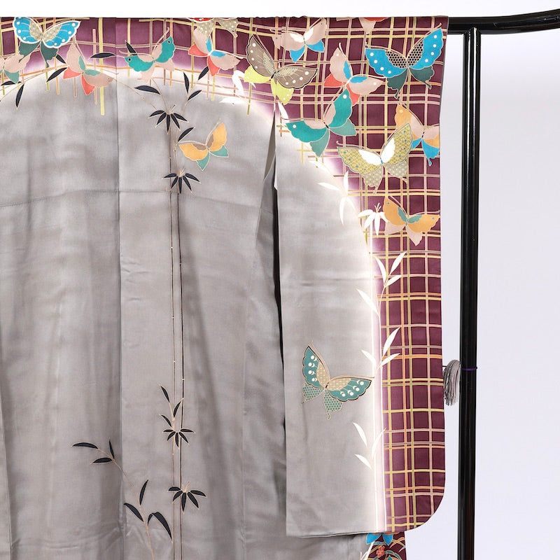 Long-sleeved kimono (Furisode) /B43