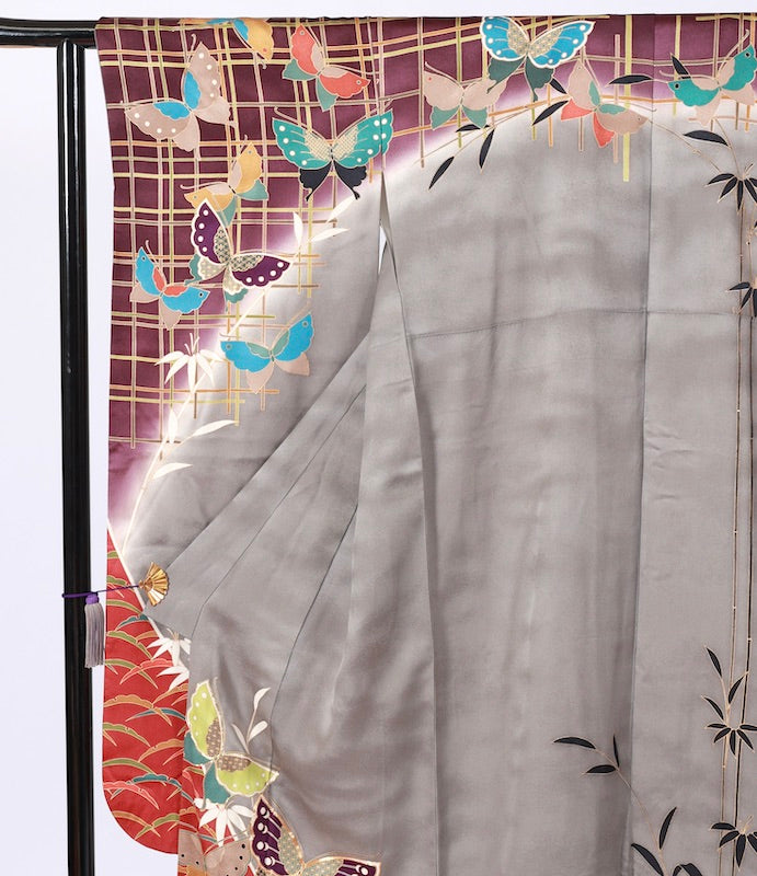 Long-sleeved kimono (Furisode) /B43