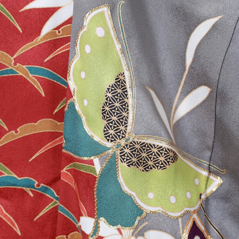 Long-sleeved kimono (Furisode) /B43