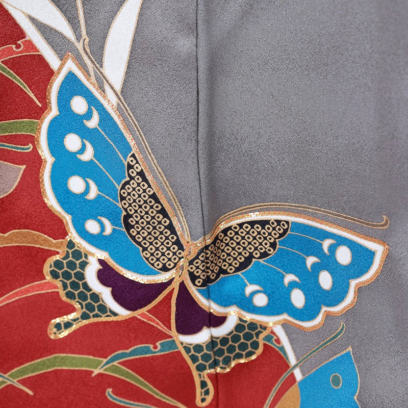 Long-sleeved kimono (Furisode) /B43