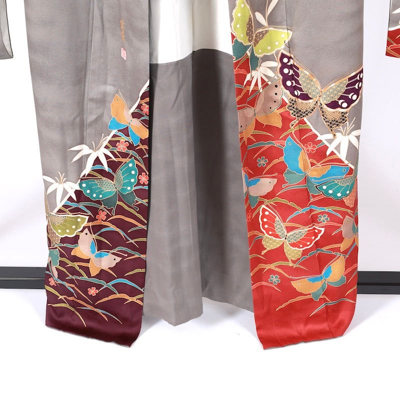 Long-sleeved kimono (Furisode) /B43