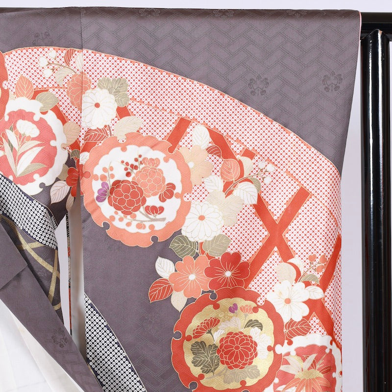 Long-sleeved kimono (Furisode) /B42