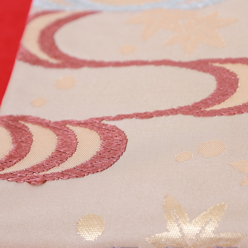 Japanese kimono used sash belt (hukuro-obi) 100% silk / T337