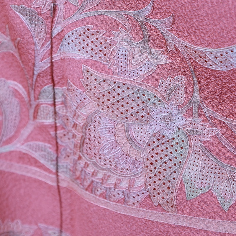 Japanese kimono Unused New <Tsukesage> M-size silk 100% /B722