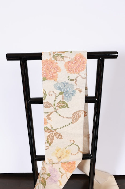 Used sash belt (nagoya-obi) 100% silk /K19