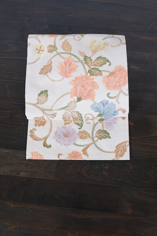 Used sash belt (nagoya-obi) 100% silk /K19