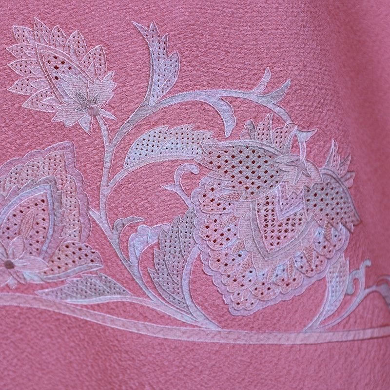 Japanese kimono Unused New <Tsukesage> M-size silk 100% /B722
