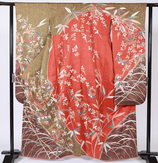 Long-sleeved kimono (Furisode) /B48