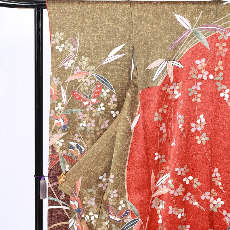 Long-sleeved kimono (Furisode) /B48