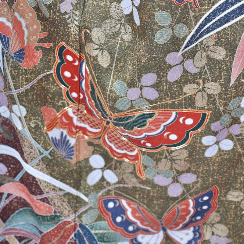 Long-sleeved kimono (Furisode) /B48