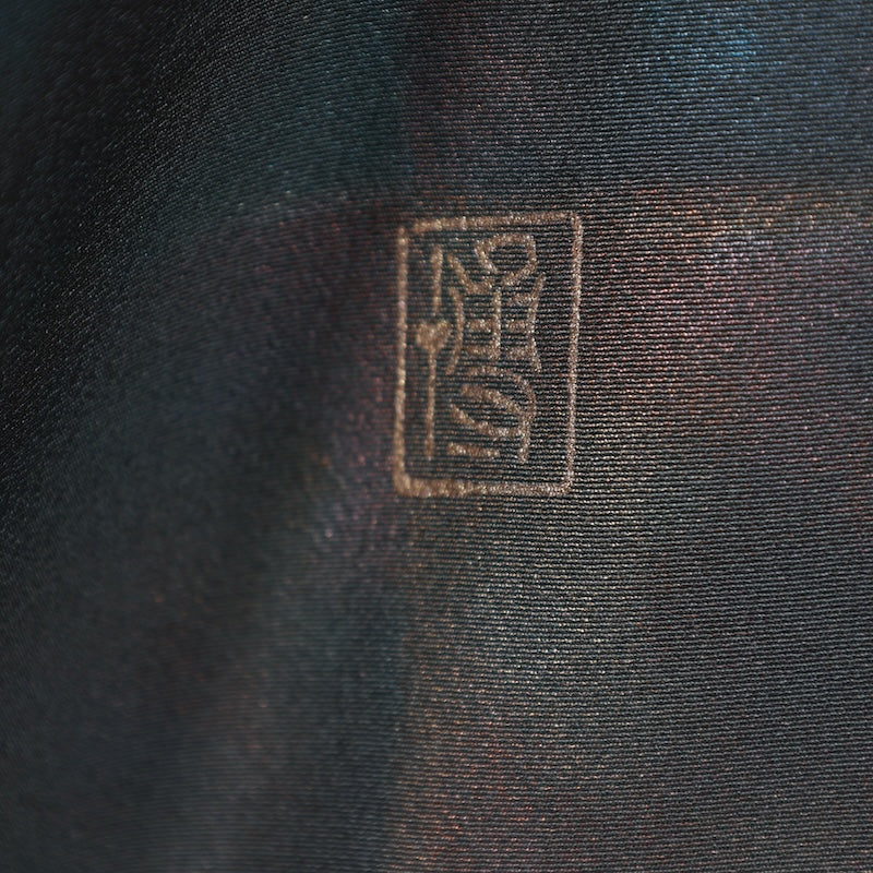 Japanese kimono used <komon> M-size silk 100% /B720