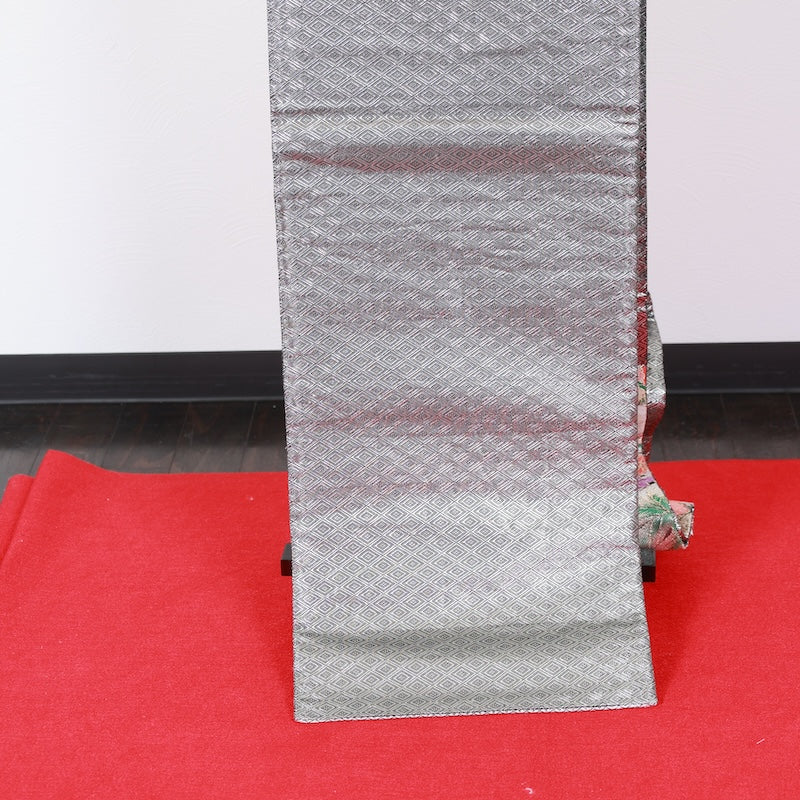 Japanese kimono used sash belt (obi) 100% silk / T334