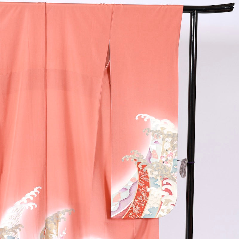 Long-sleeved kimono (Furisode) /B49