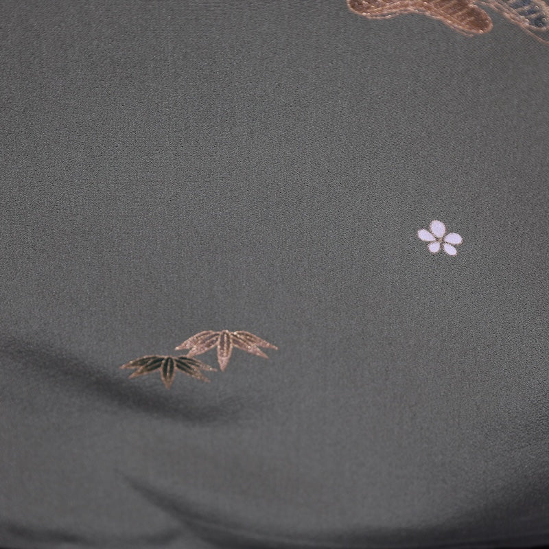 Japanese kimono used <komon> M-size silk 100% /B720