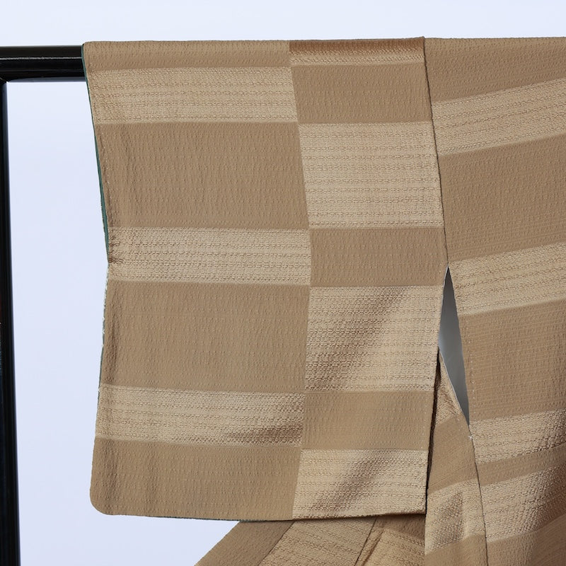 Japanese kimono used <houmongi> M-size silk 100% /B717