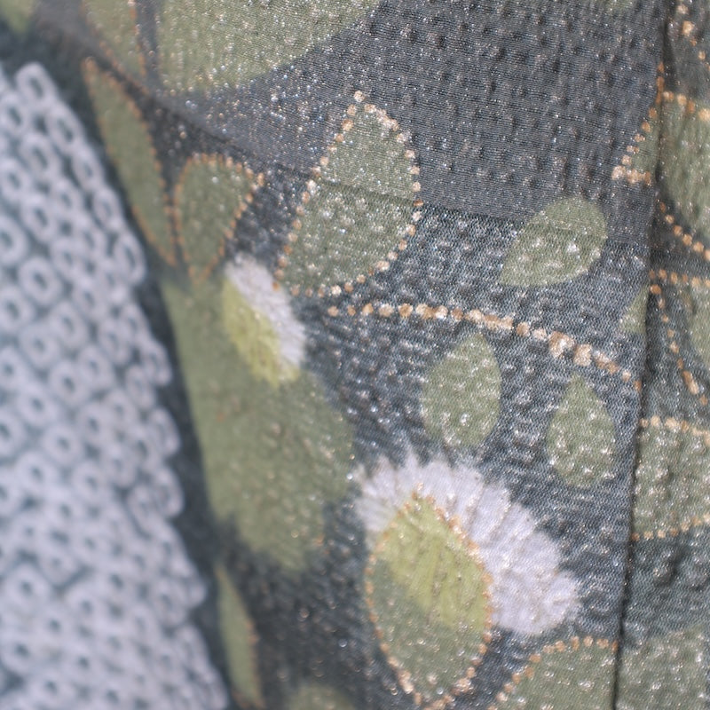 Japanese kimono used <houmongi> M-size silk 100% /B717
