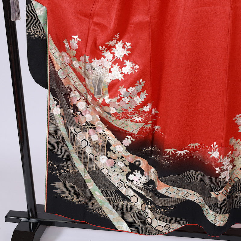 Long-sleeved kimono (Furisode) /B54