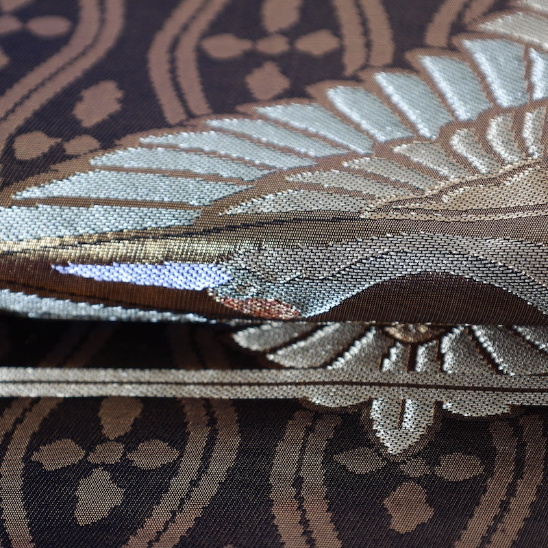 Japanese kimono used sash belt (hukuro-obi) 100% silk / T330