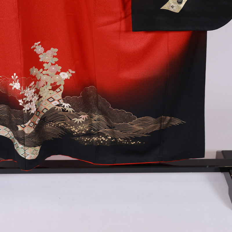 Long-sleeved kimono (Furisode) /B54