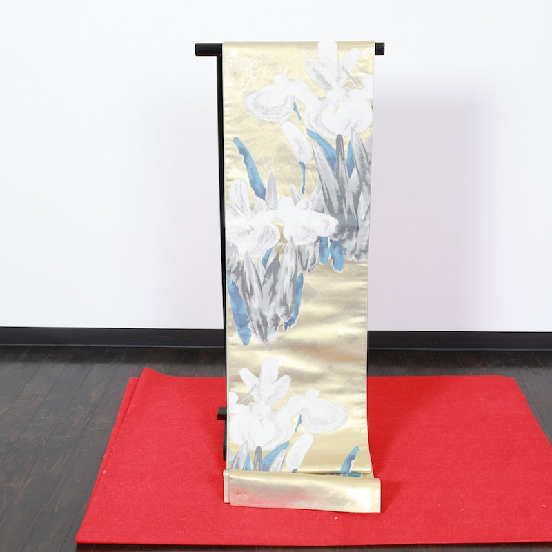 Japanese kimono used sash belt (hukuro-obi) 100% silk / T331