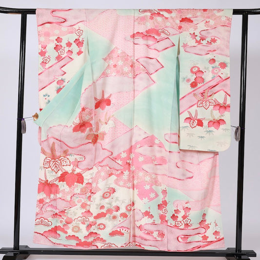 Long-sleeved kimono (Furisode) /B57