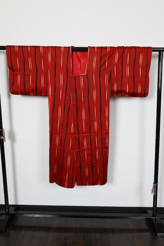Rain coat red stripe pre-owned /AZ114