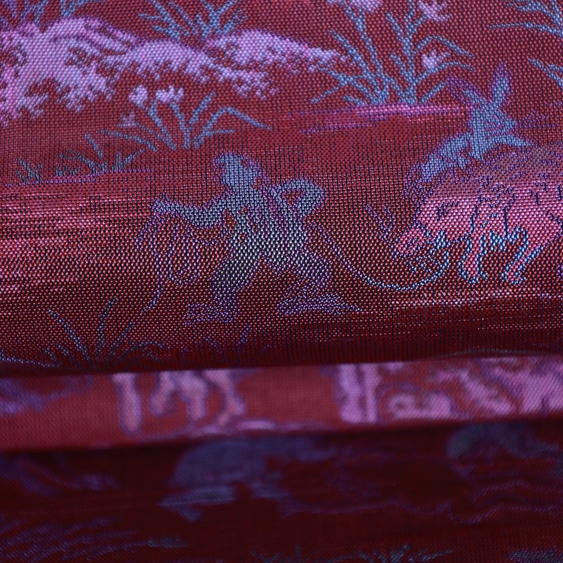 Japanese kimono used sash belt (hukuro-obi) 100% silk / T344