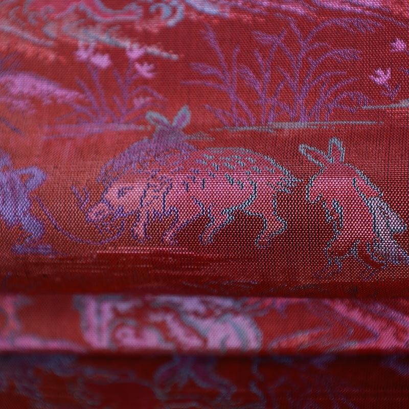 Japanese kimono used sash belt (hukuro-obi) 100% silk / T344