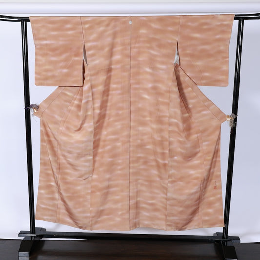 Japanese kimono used <Iromuzi> M-size silk 100% /B737