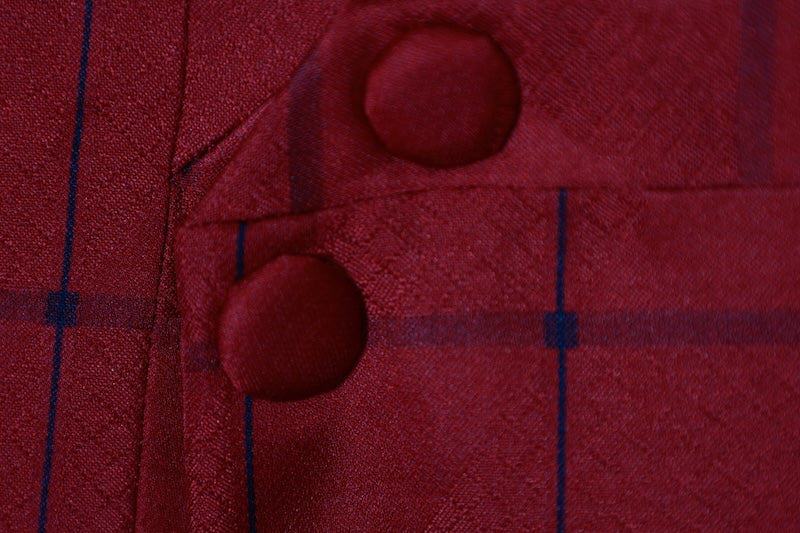 Rain coat red black pre-owned /AZ112